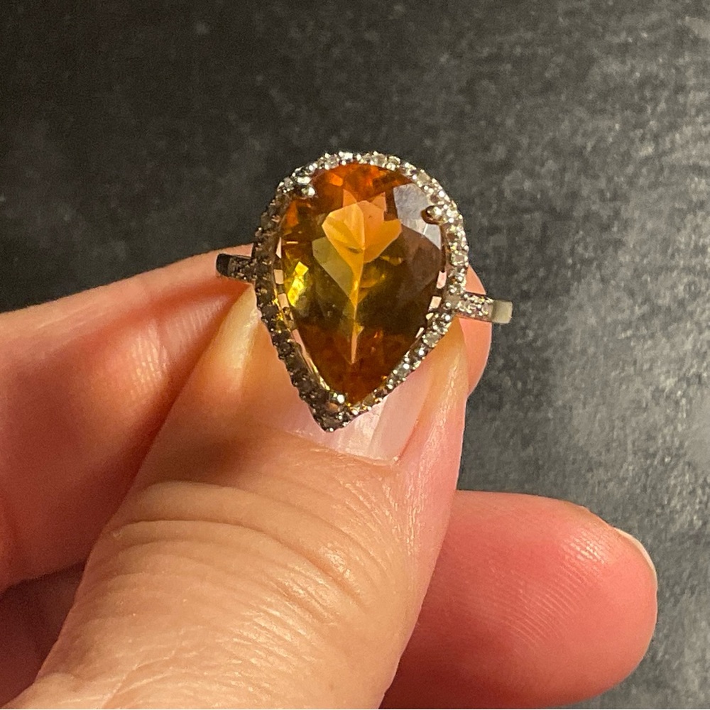 Yellow Tourmaline Ring - Picture 3 of 9